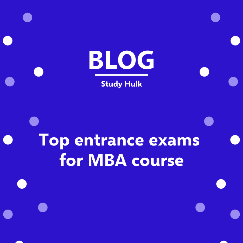 blog image of top entrance exams for mba course