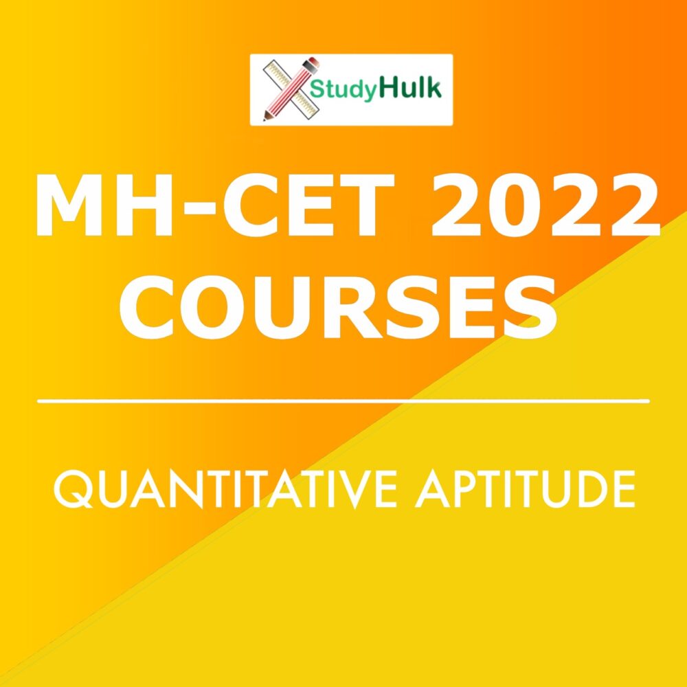 mhcet 2022 quantitative aptitude course