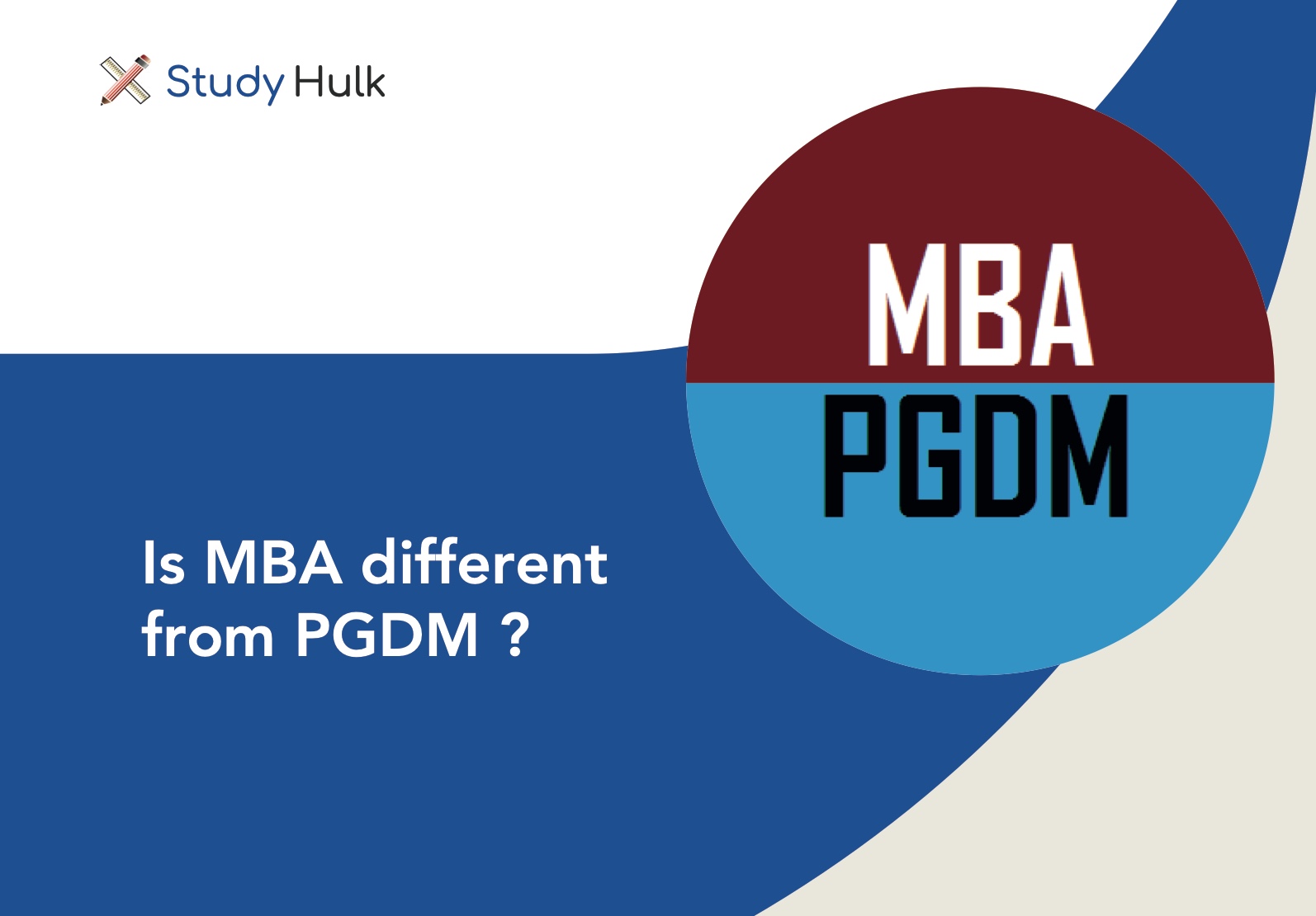 blog post for is mba different from pgdm