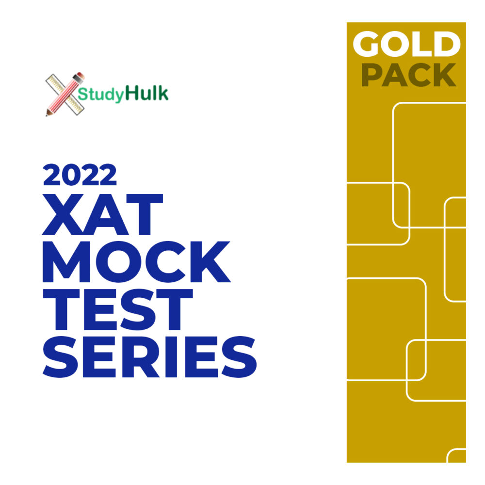 Xat gold mock test series 2023