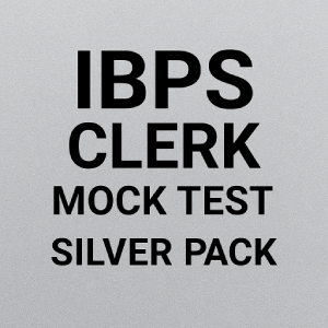 IBPS Clerk Mock Test (Silver)