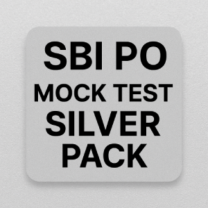 SBI PO Mock Test (Silver)