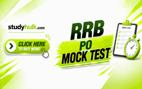 RRB PO Mock test Click Now Banner